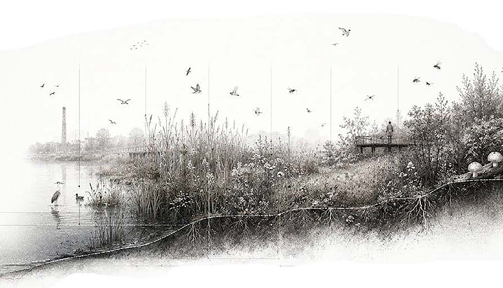 Raise Community Woodland translates environmental justice into a practical design that enhances Cleator Moor’s social and ecological landscape—empowering residents with a sense of pride and ownership. (Timothy Baldwin Houtzager)